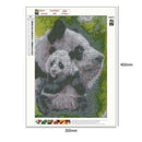 5D DIY Full Drill Diamond Painting Panda Cross Stitch Embroidery Mosaic Kit