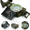 Professional Military Army Metal Sighting Clinometer Camping Compass Hiking C5V7