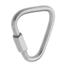 Durable Stainless Steel Triangle Screw Locking Hook Quick Link Clip Buckle