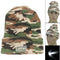 5LED Bright Lights Camouflage Beanie Knitted Winter Hat for Walking Hunting