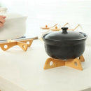 Bamboo Cross Tray Holder Pot Soup Bowl Mat Wood Bamboo Organizer Hot Pot PaS Hn
