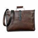 Men Leather Briefcase Business Laptop Bag Attache Messenger Portfolio Bags