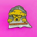 Creative Dog Reading Book Brooch Animal Badge Jacket Clothing Backpack Pins