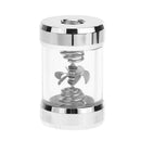 Computer Water Cooling Flow Meter Metal Covers Filter for Soft Hard Tube A