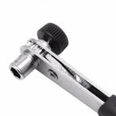 Mini Rapid Ratchet Wrench 1/4 inch Screwdriver Rod Quick Socket Wrench Tool H1V7