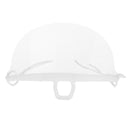 10Pcs Transparent Plastic Face Shield Anti-Splash Anti-fog Food Mouth Nose Cover