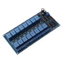 16-Channel 5V/12V Relay Module Board For Arduino PIC AVR MCU DSP ARM PLC Co R2S7
