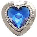 Heart-Shape Foldable Purse Handbag Hanger Hook Holder O2K5