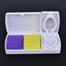 1pc Pill Case Splitters Plastic Medicine Organizer Storage Box Tablet Cutter  LJ