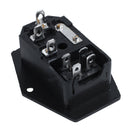 Red light concentrator switch IEC 320 C 14 outlet AC 250 V 10 A