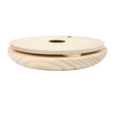 5.7" Round Digital Sauna Wooden Hygrothermograph Thermometer and Hygrometer