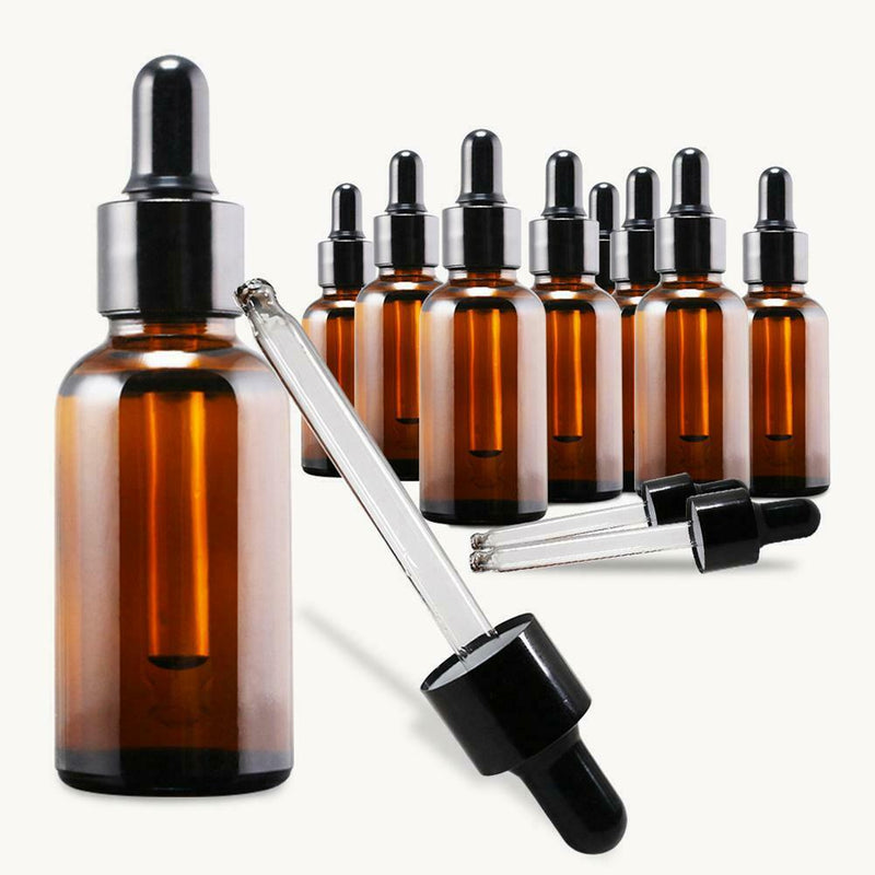 60ML Essential Oil Sub-bottle Empty Bottles Glass Dropper Bottle Travel Portable