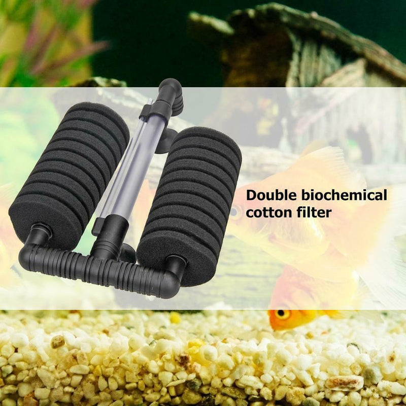 Aquarium Filter Biochemical Cotton Sponge Mute Fish Tank Air Pump Skimmer