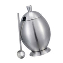 Seasoning Bowl Spice Storage Container Condiment Jars with Spoon Stainless