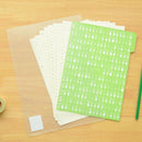 40PCS L-Type Plastic Folder - 18C Transparent Clear Document Folder for A4  W4K2