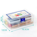 Wood Children Math Toys Kids Early Educational Toys Clip Beads Multi-Functi S8J9
