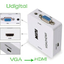 HDMI to VGA Male to Female Adapter Cable with Audio Port K7F5