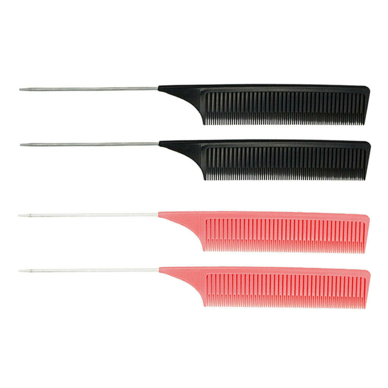 Set of 4 ABS Sectioning Weave Highlighting Foiling Hair Comb Hair Combs
