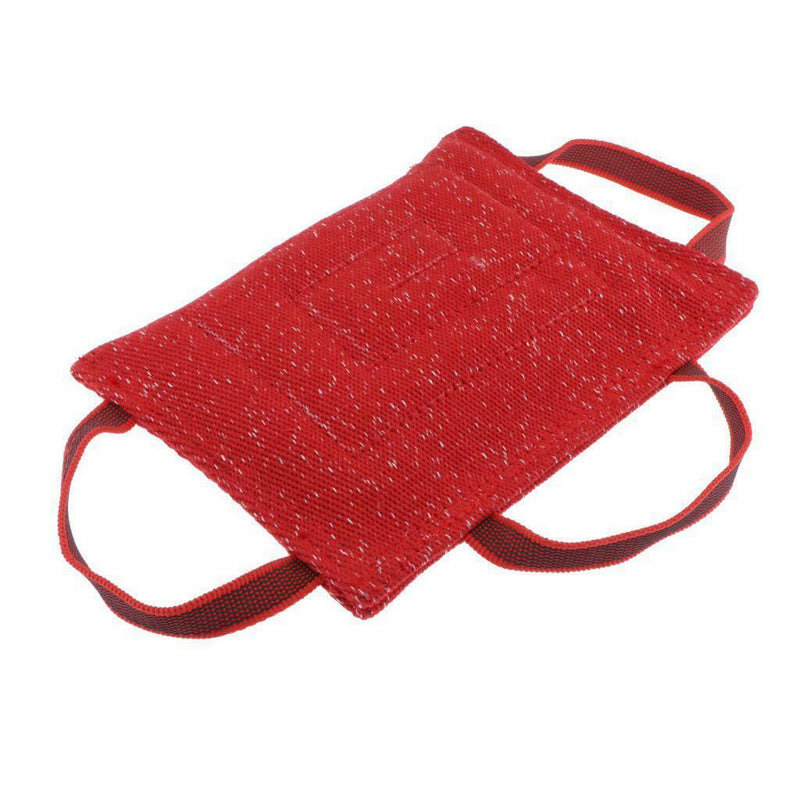 Dog Puppy Training Bite Tug Toys With Handle For Small Dog Pillow-26x19cm