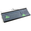 Universal Silicone Desktop Computer Keyboard Cover Skin Protector Film Cover  LJ