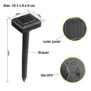 Ultrasonic Solar Power Pest Animal Repeller Repellent Cat Rabbit Dog Mou DUA