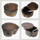 Wooden Ashtray For Smoking Weed Cigarette Southeast Asia Style Handwork Ash