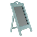 Wood Chalkboard Stand Blackboard for Wedding Party Coffee bar Blue