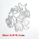 Christmas Girl Metal Cutting Dies Embossing Stencil DIY Craft Paper Card Making