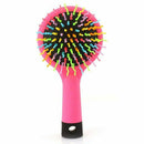 Detangling Hair Brush Rainbow Volume Anti-static Magic Hair Curl Straight M B1H5