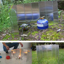 10Pcs Wind Shield Outdoor Camping Picnic Stove Head Windshield Portable Folding