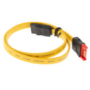 SATA 3.0 Cable SATA III 7-pin Serial ATA Plug To Socket 50cm Long (red)