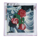 DIY 5D Diamond Painting Embroidery 3 Pink Rose Cross Stitch Tool Set Tool D E3N2