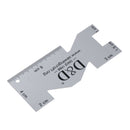Metal Sewing Quilting Rulers Measurement Gauge For Embroidery/Patchwork