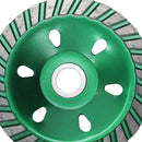 1Pc 4 Inch Concrete Diamond Wheel Green Diy Grinding Disc For Cutting Marbl