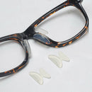 2 Pairs Eyeglass Sunglass Glasses Silicone Anti-Slip Stick On Nose Pad Durable