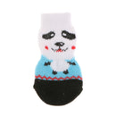 8 PCS Anti-Slip Knit Socks for pets Rubber Reinforcement for Indoor Wear, Slip