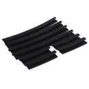 8x Black Car Door Edge Guards Trim Moldings Protection Strip Protector ME