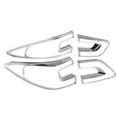 4Pcs Car Tail Light Cover Trim Frame Abs Chrome Decoration For Renault Kadj J7P4