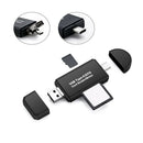 SD/Micro SD Card Reader,Micro USB OTG Adapter and USB 2.0 Portable Memory Card