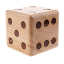 Six Dice Spot Dice 90mm Game Dice Wood Made For Jumbo Party Role Play Game
