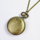 Classic nostalgic floral hollow fashion retro small leaf pocket watch court V2D9