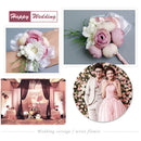 Wedding Flower DIY Bride Bridesmaid Corsage Wrist Flower Groom Boutonniere
