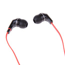 In-ear Style Super Bass Earphone Secure Fit Earbud Red for Mp3 4 Player A
