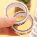 2 Pc 15mm 10m Random Cute Adhesive Tape Diy Decorative MaskingTapeScrapbooking &