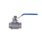 1/2" Female SS 304 Stainless Steel Full Port Ball Valve Vinyl Handle WOG1000 Ew