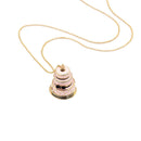 Lovers Cake Pendant Long Chain Choker Necklace Fashion Jewelry Gifts for Wo