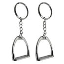 2pcs Zinc Alloy  Equestrian Key Chain Keyfob Key Ring Horse Style
