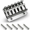 6 string Chrome 65MM Fixed HardTail Electric Guitar P Bridge