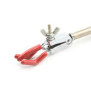 Chemistry Lab Single Adjustment Three Prong Extension Flask Clip Clamp for~Stand