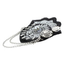 Metal Rhinestone Button Tassel Chain Epaulet Brooch Badge Pin Hot U8B2